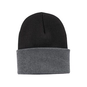 NWOT Black and Grey Unisex Beanie